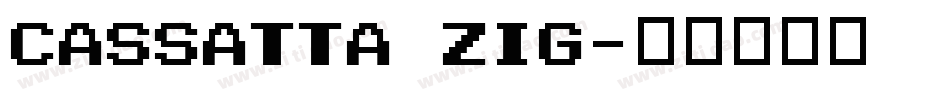 cassatta zig字体转换
